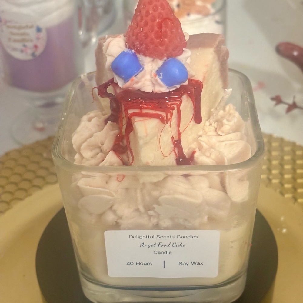 Angel Food Cake Candle